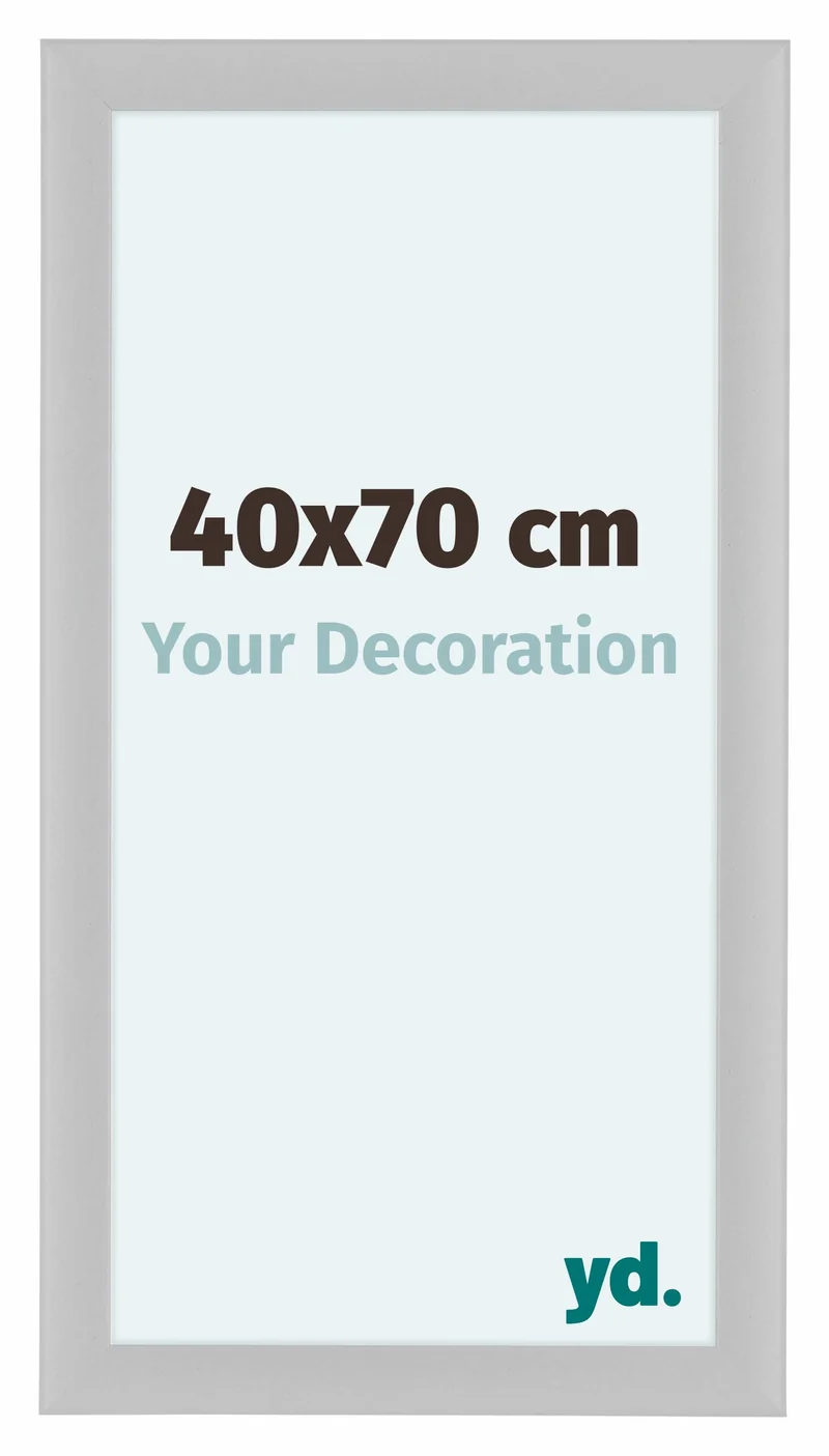 Bilderrahmen 40x70 cm - Weiß Matt - MDF - Como