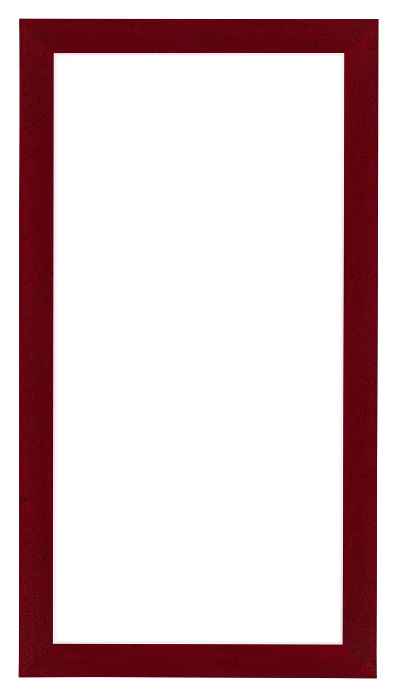 Bilderrahmen 40x70 cm - Weinrot Gewischt - MDF - Como