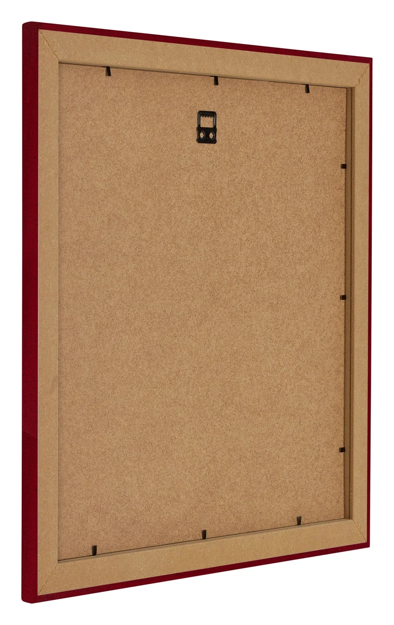 Bilderrahmen 70x70 cm - Weinrot Gewischt - MDF - Como