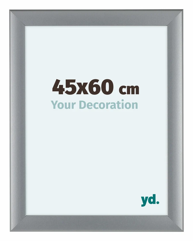 Bilderrahmen 45x60 cm - Silber Matt - MDF - Como