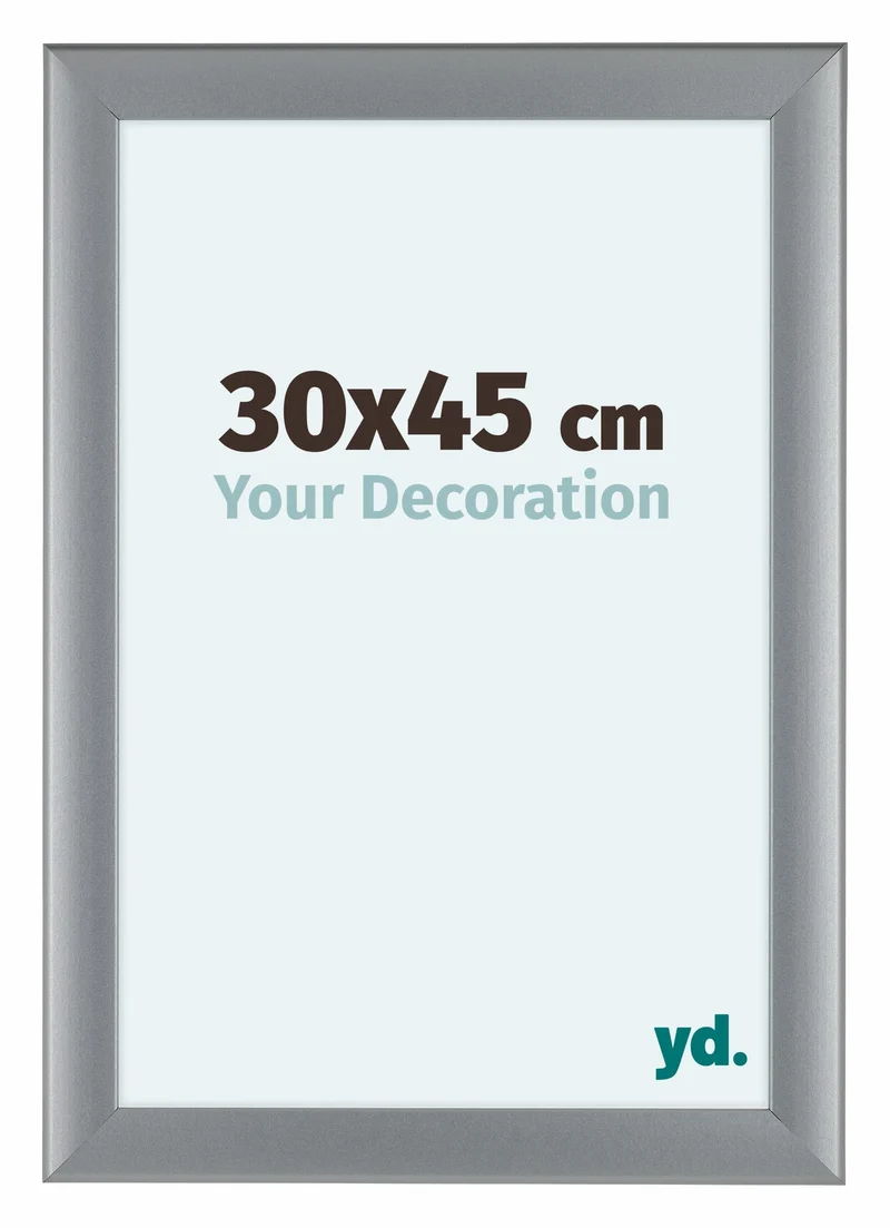 Bilderrahmen 30x45 cm - Silber Matt - MDF - Como