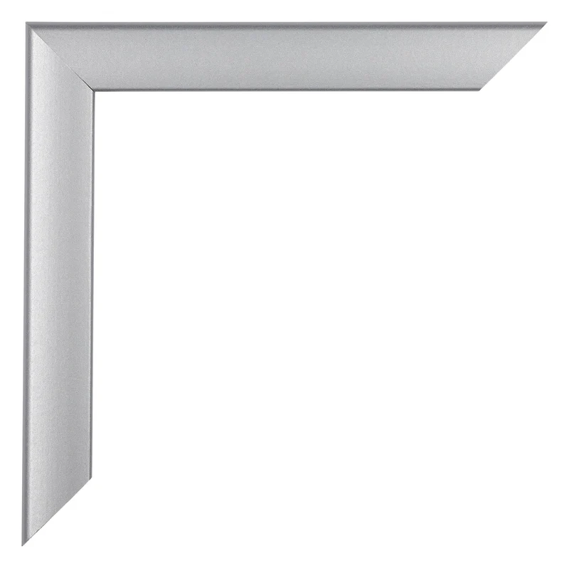 Bilderrahmen 35x35 cm - Silber Matt - MDF - Como