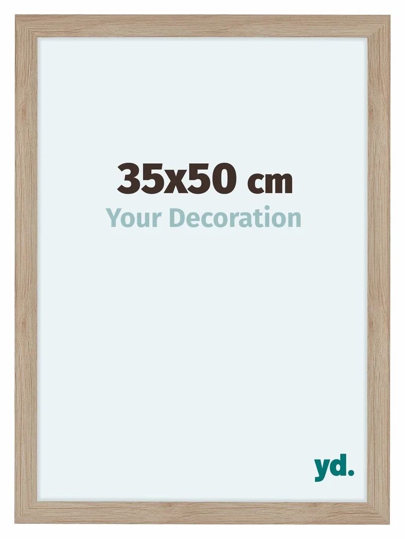 Bilderrahmen 35x50 cm - Eiche Hell - MDF - Como