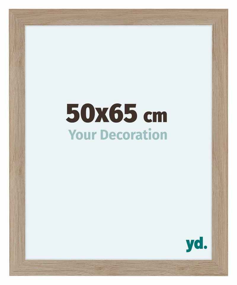Bilderrahmen 50x65 cm - Eiche Hell - MDF - Como