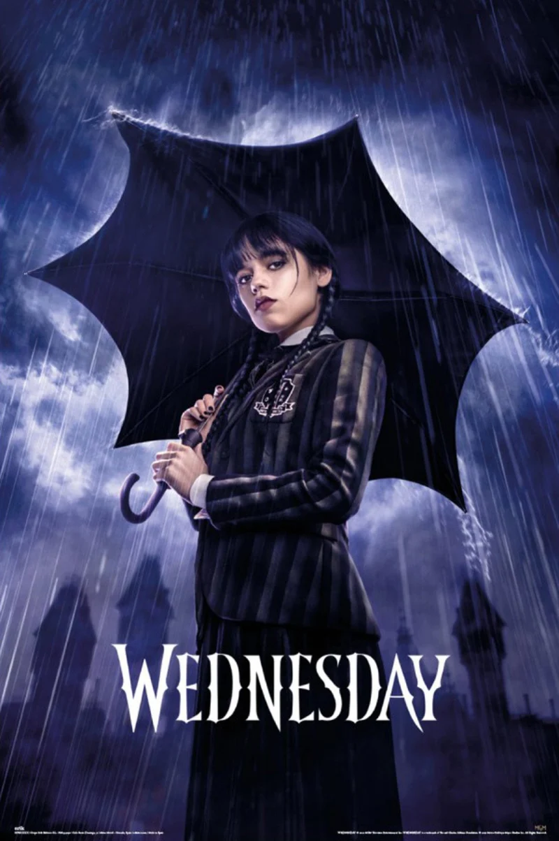 Poster Wednesday - Umbrella 61x91,5cm