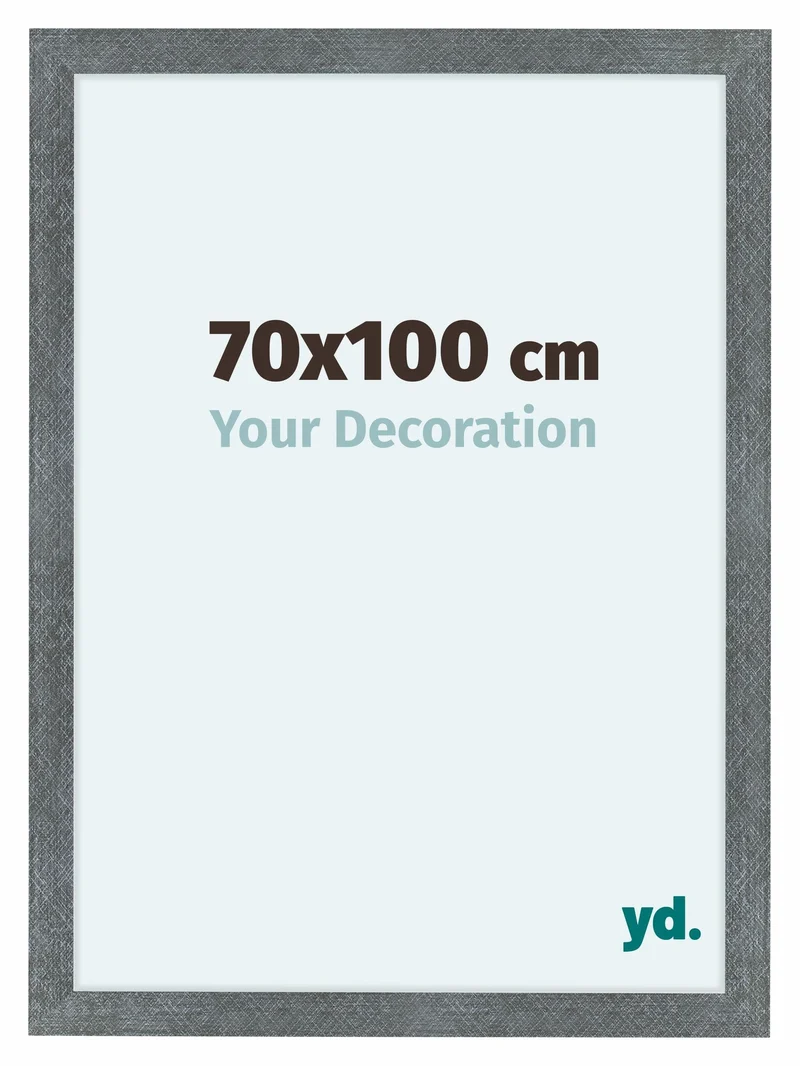 Bilderrahmen 70x100 cm - Eisen Gewischt - MDF - Como