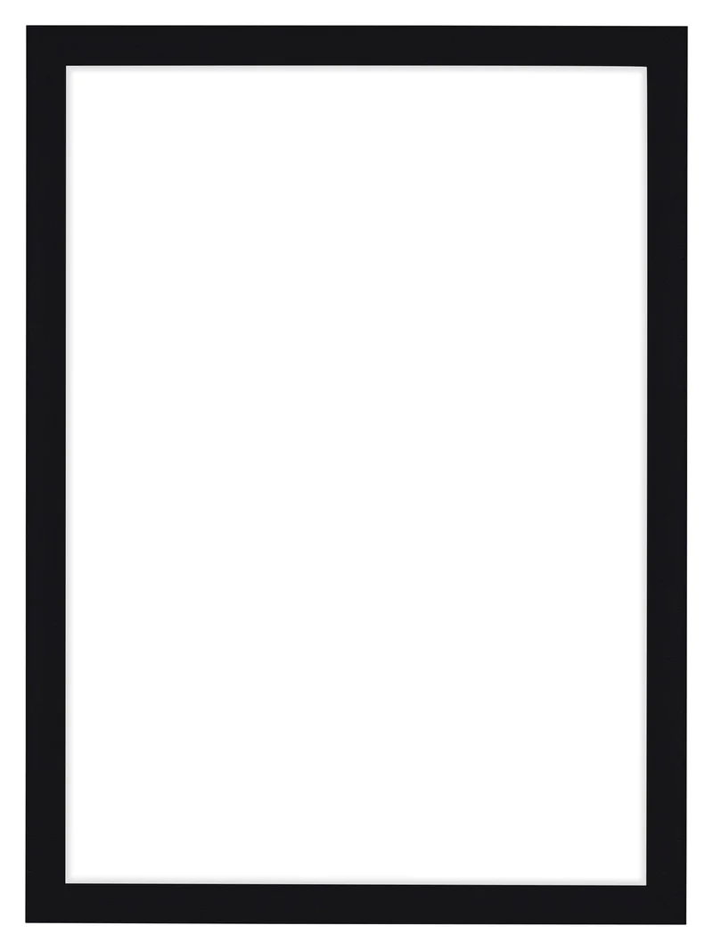 Bilderrahmen 20x28 cm - Schwarz Hochglanz - MDF - Como