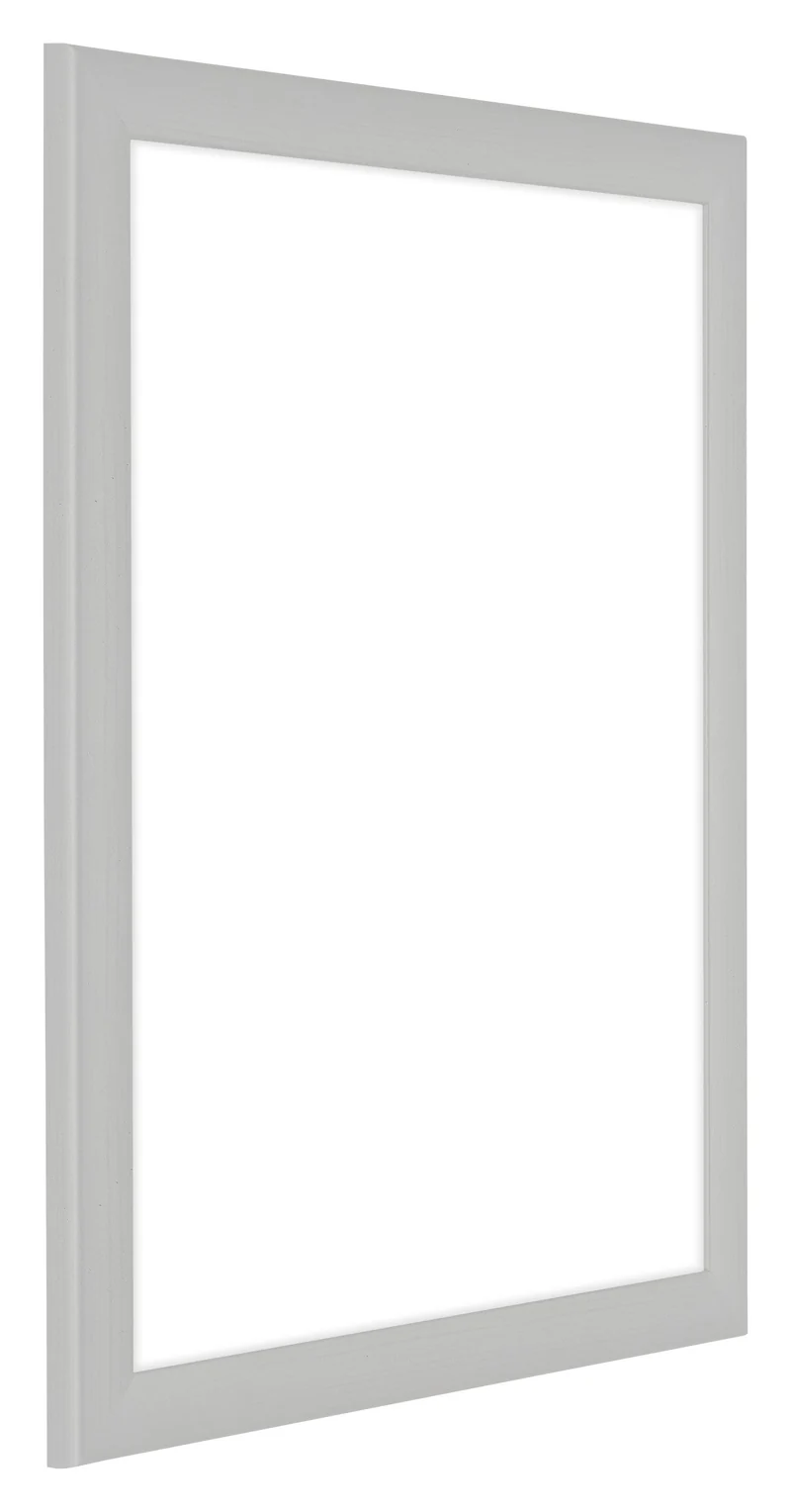 Bilderrahmen 60x70 cm - Weiß Gemasert - MDF - Como
