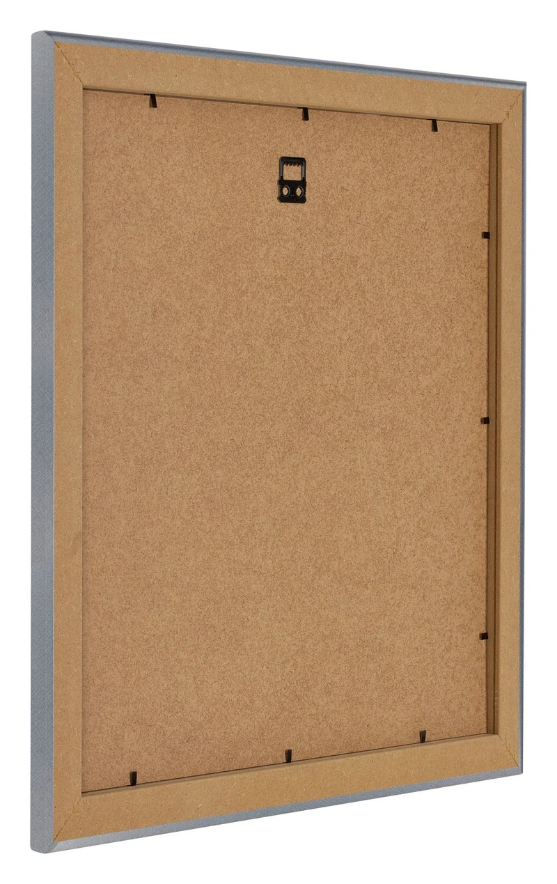 Bilderrahmen 25x25 cm - Aluminium - Gebürstet - MDF - Como