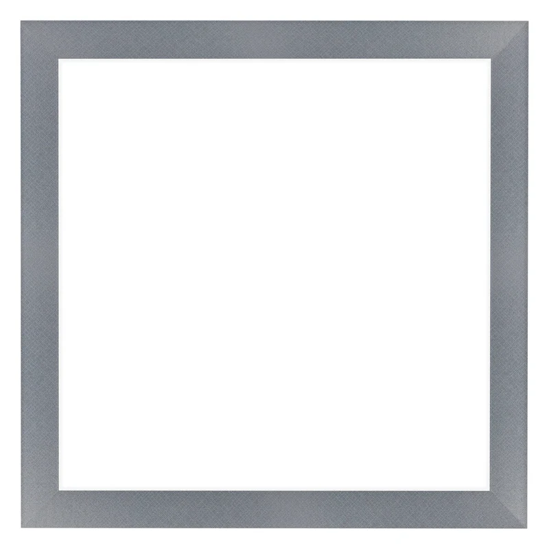 Bilderrahmen 20x20 cm - Aluminium - Gebürstet - MDF - Como