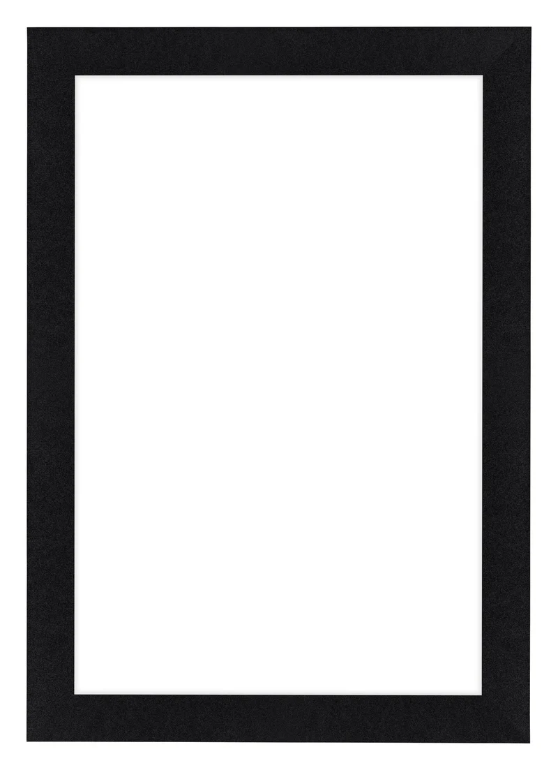 Bilderrahmen 61x91,5 cm - Schwarz Matt - MDF - Como