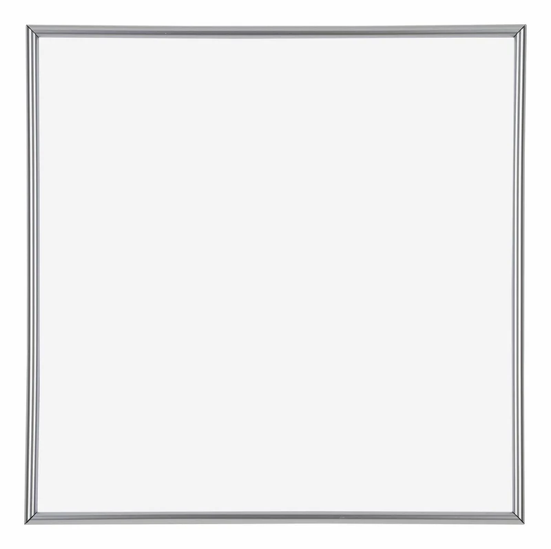 Bilderrahmen 60x60 cm - Silber Hochglanz - Kunststoff - Annecy