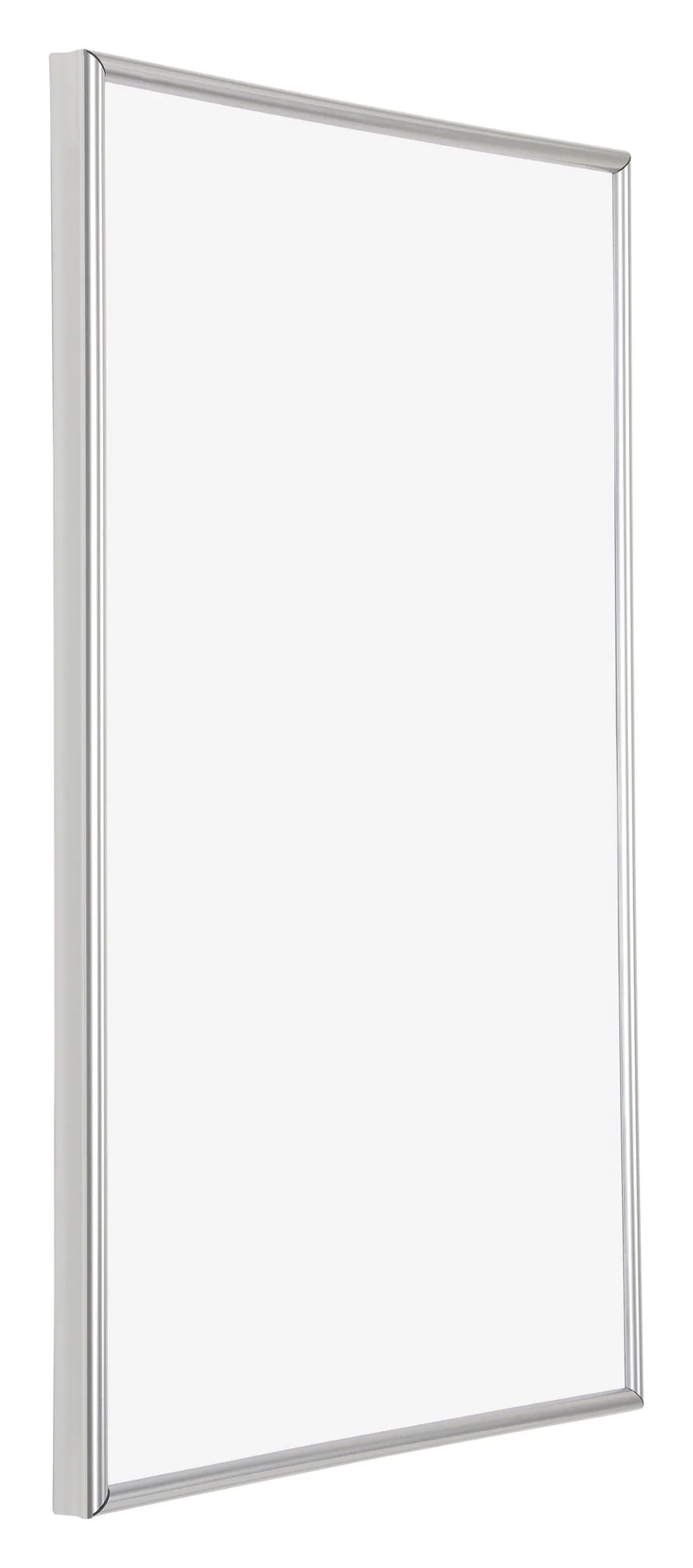 Bilderrahmen 62x93 cm - Silber Hochglanz - Kunststoff - Annecy