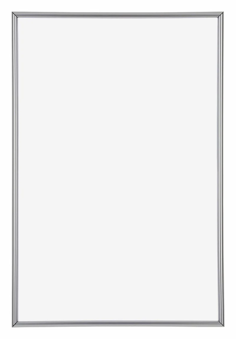 Bilderrahmen 62x93 cm - Silber Hochglanz - Kunststoff - Annecy