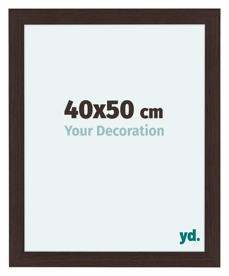 Bilderrahmen 40x50 cm - Eiche Dunkel - MDF - Como