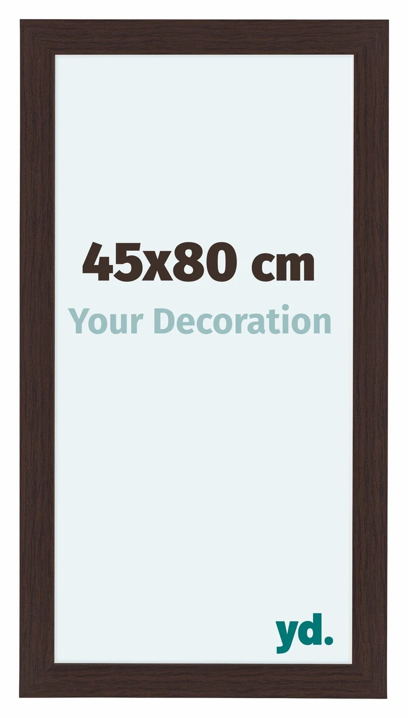 Bilderrahmen 45x80 cm - Eiche Dunkel - MDF - Como