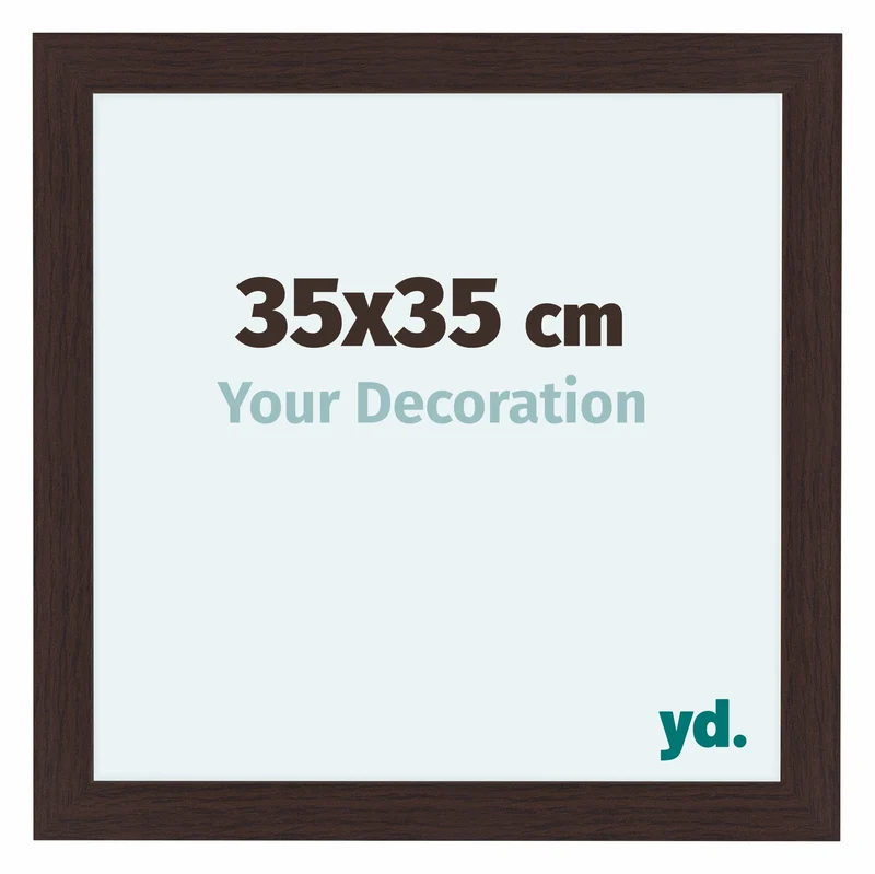 Bilderrahmen 35x35 cm - Eiche Dunkel - MDF - Como