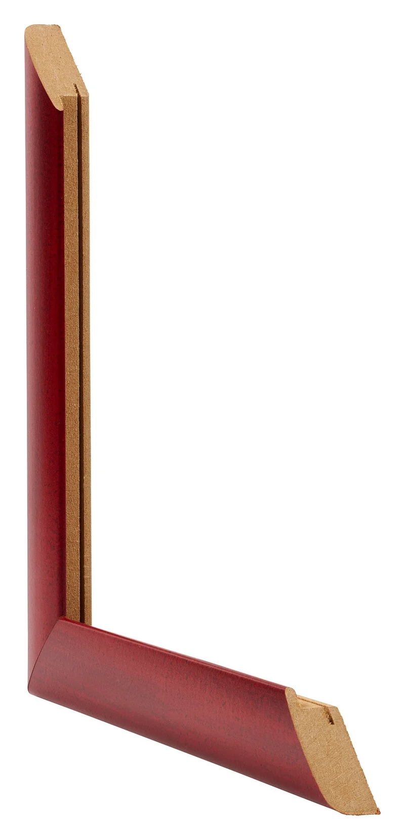 Bilderrahmen 35x45 cm - Weinrot Gewischt - MDF - Como