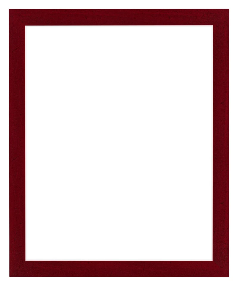 Bilderrahmen 40x50 cm - Weinrot Gewischt - MDF - Como
