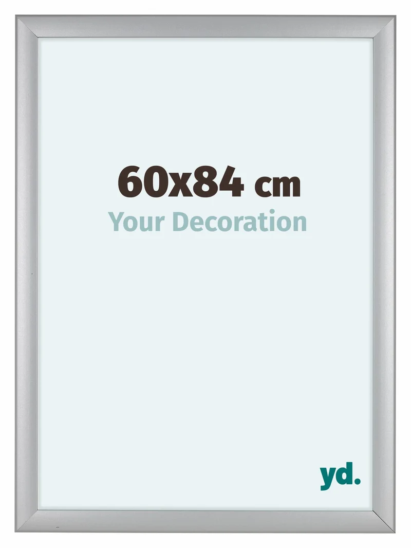Bilderrahmen 60x84 cm - Silber Matt - MDF - Como