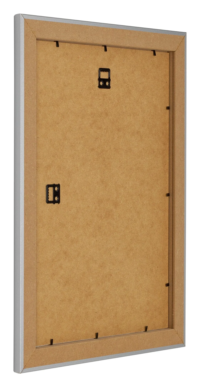 Bilderrahmen 60x80 cm - Silber Matt - MDF - Como
