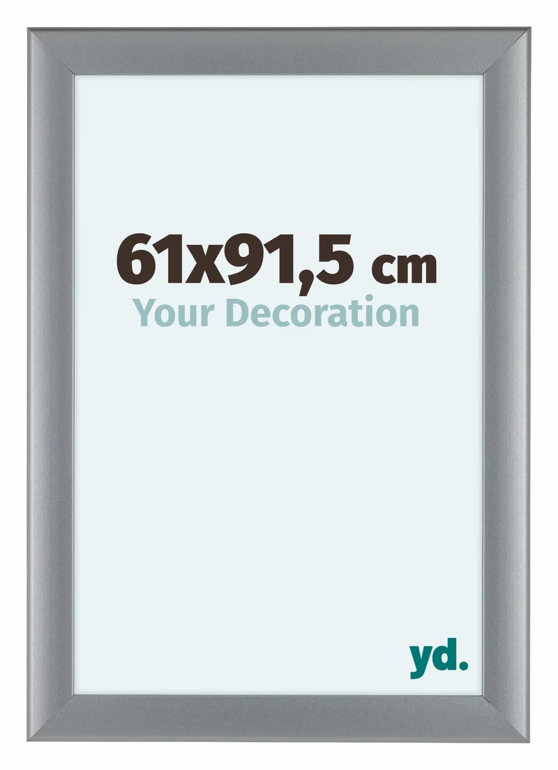 Bilderrahmen 61x91,5 cm - Silber Matt - MDF - Como