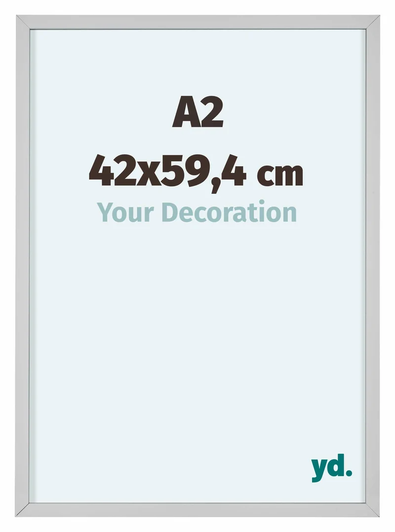 Bilderrahmen 42x59,4 cm - Weiß - Aluminium - Virginia
