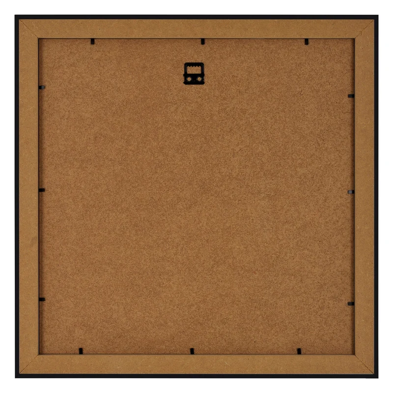 Bilderrahmen 25x25 cm - Schwarz Hochglanz - MDF - Como