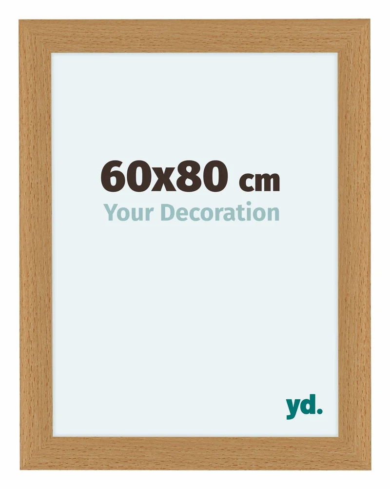 Bilderrahmen 60x80 cm - Buche - MDF - Como