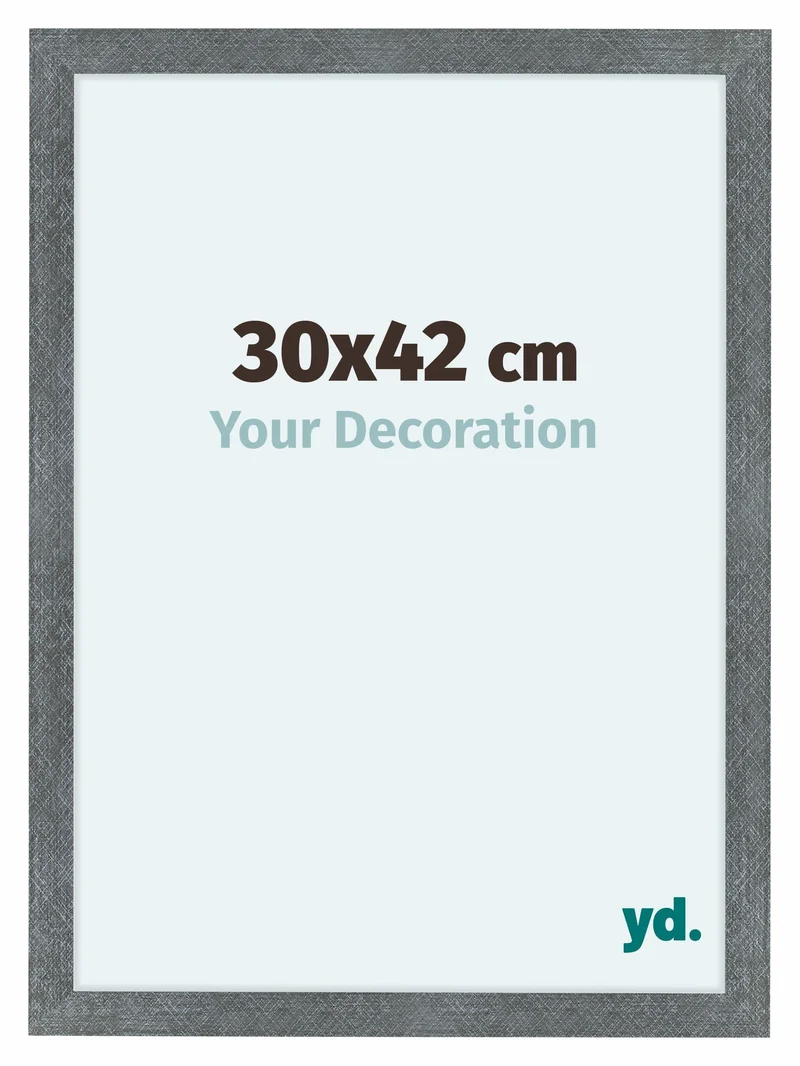 Bilderrahmen 30x42 cm - Eisen Gewischt - MDF - Como