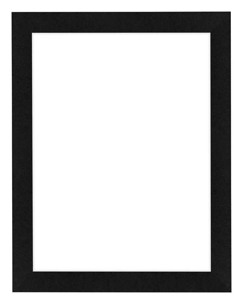 Bilderrahmen 18x24 cm - Schwarz Matt - MDF - Como