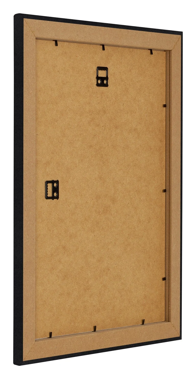Bilderrahmen 18x24 cm - Schwarz Matt - MDF - Como