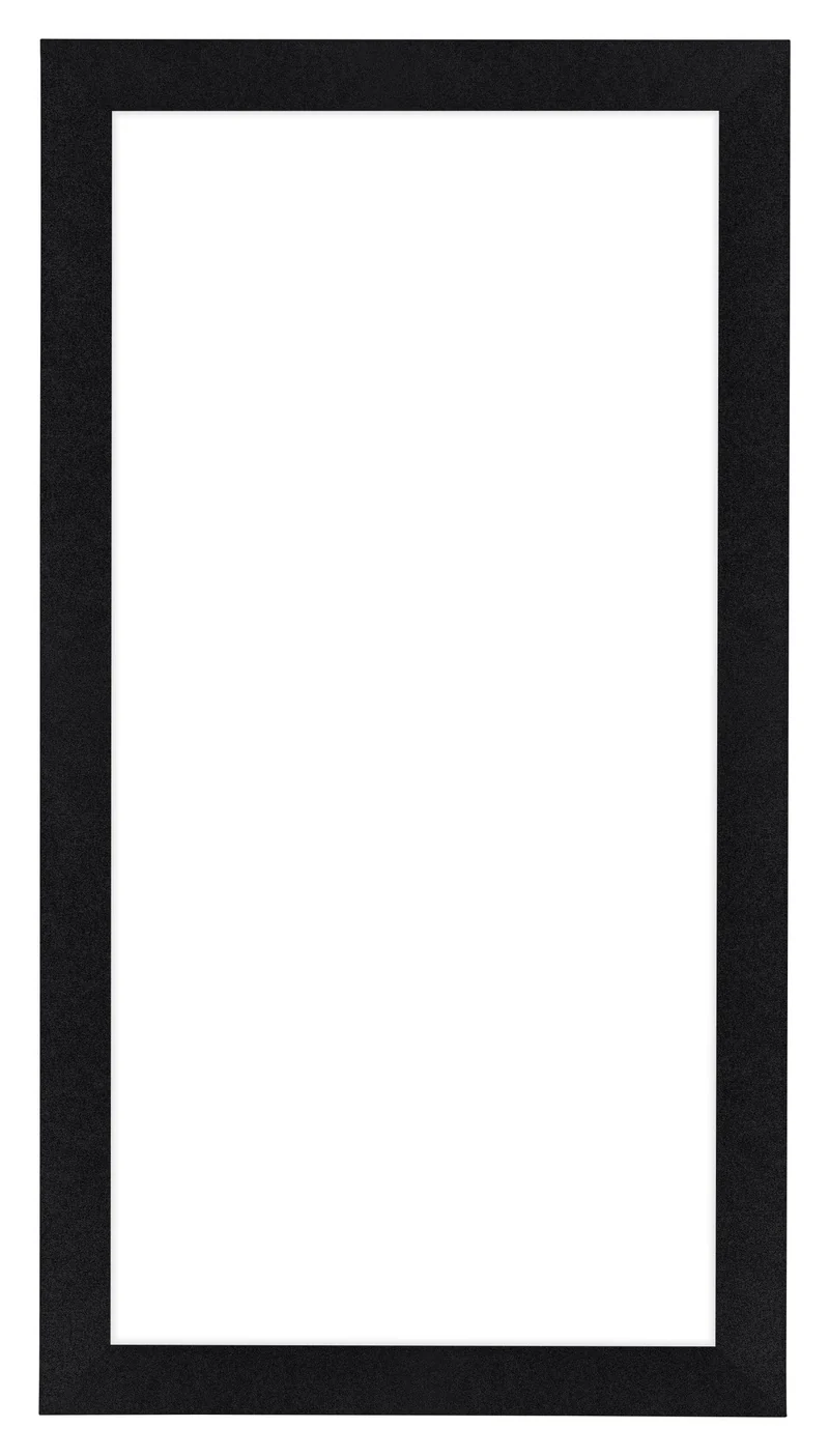 Bilderrahmen 20x40 cm - Schwarz Matt - MDF - Como