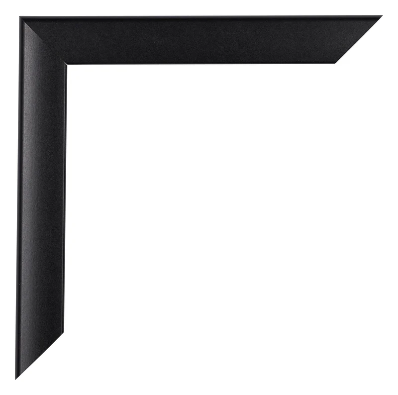 Bilderrahmen 20x40 cm - Schwarz Matt - MDF - Como