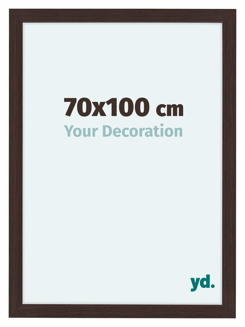 Bilderrahmen 70x100 cm - Eiche Dunkel - MDF - Como