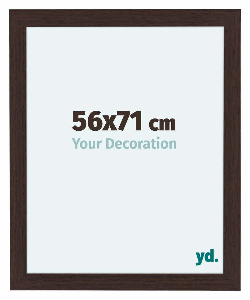 Bilderrahmen 56x71 cm - Eiche Dunkel - MDF - Como