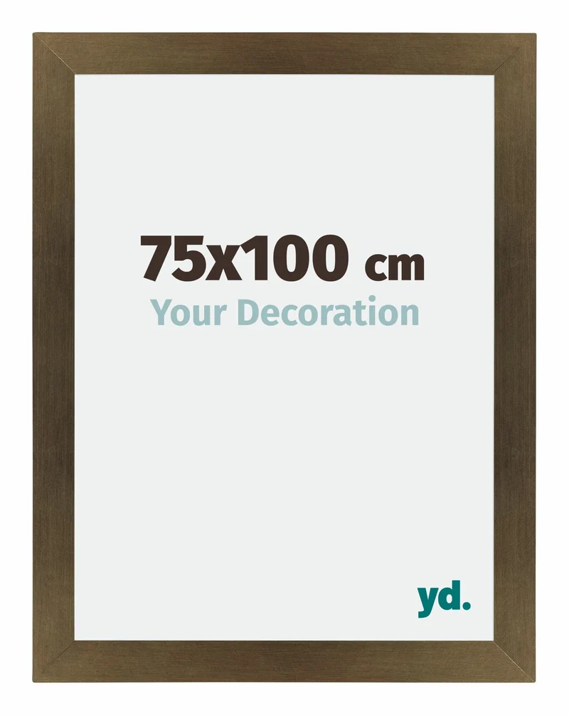 Bilderrahmen 75x100 cm - Bronze Dekor - MDF - Mura