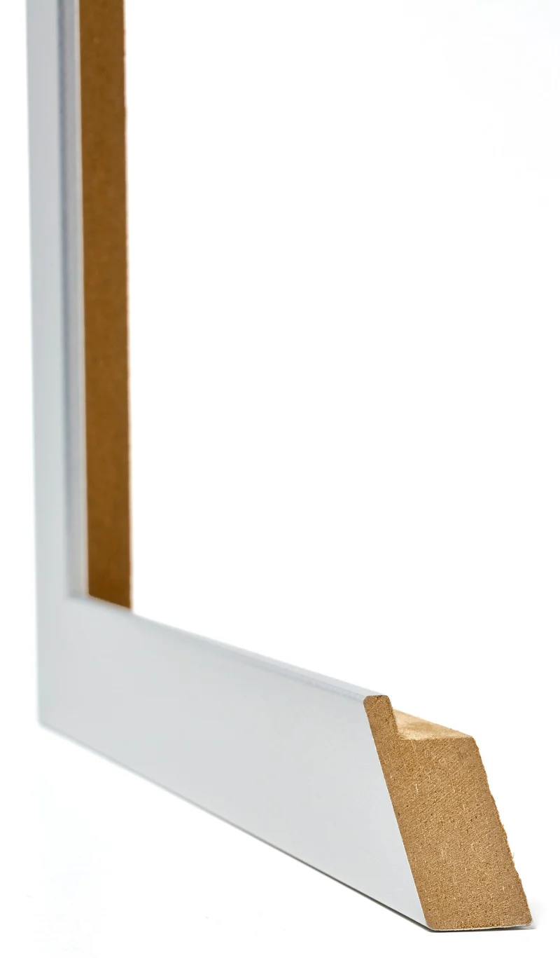 Bilderrahmen 75x100 cm - Aluminium - Gebürstet - MDF - Mura