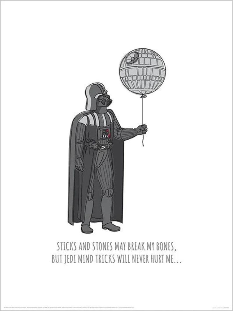 Kunstdruck Star Wars - Jedi MinTricks 30x40cm