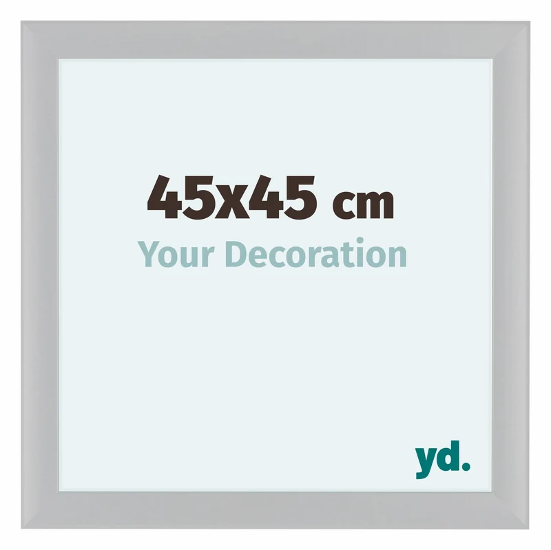 Bilderrahmen 45x45 cm - Weiß Hochglanz - MDF - Como