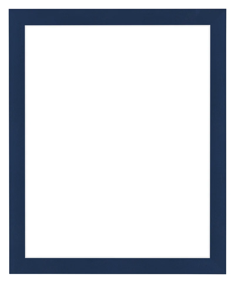 Bilderrahmen 50x60 cm - Dunkelblau Gewischt - MDF - Como