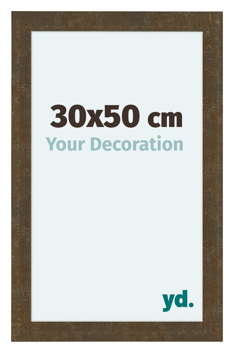 Bilderrahmen 30x50 cm - Gold Antik - MDF - Como