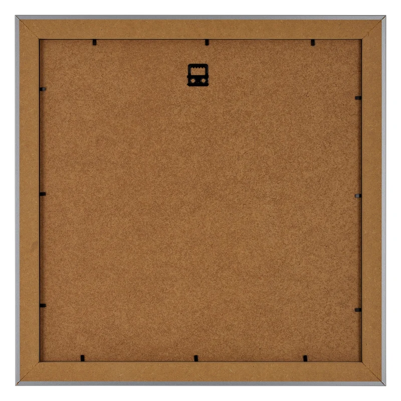 Bilderrahmen 70x70 cm - Silber Matt - MDF - Como
