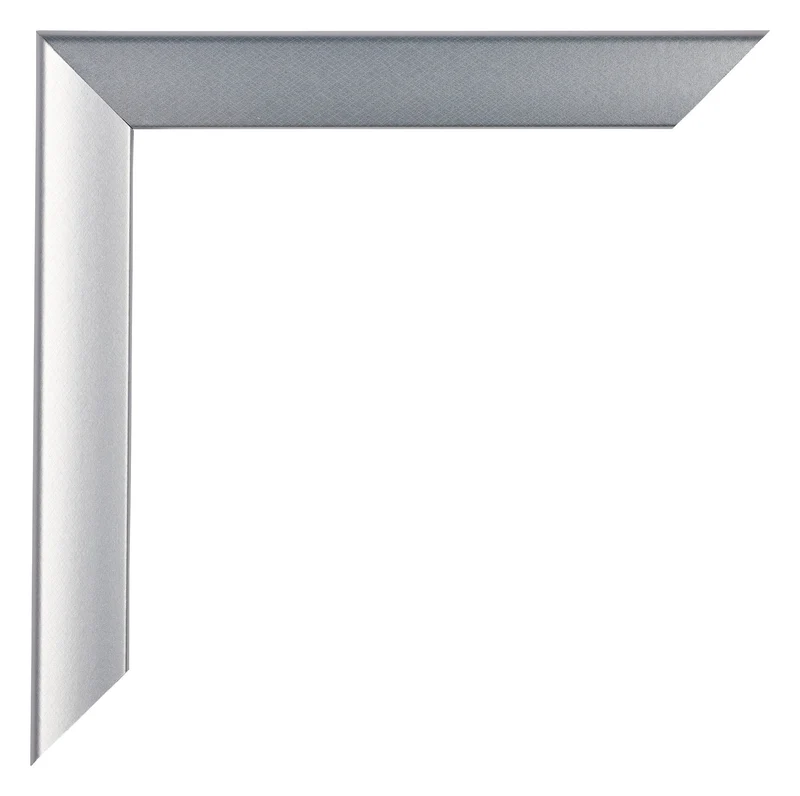 Bilderrahmen 70x100 cm - Aluminium - Gebürstet - MDF - Como