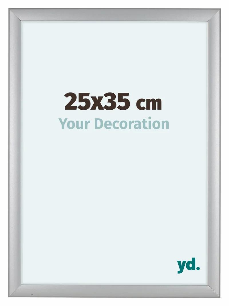 Bilderrahmen 25x35 cm - Silber Matt - MDF - Como