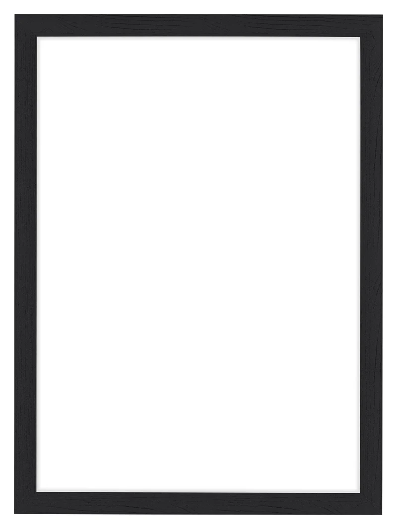 Bilderrahmen 30x42 cm - Schwarz Gemasert - MDF - Como