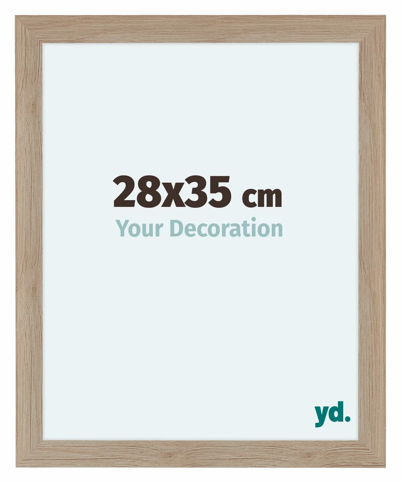 Bilderrahmen 28x35 cm - Eiche Hell - MDF - Como