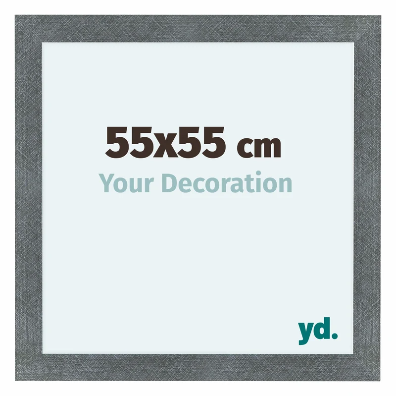 Bilderrahmen 55x55 cm - Eisen Gewischt - MDF - Como