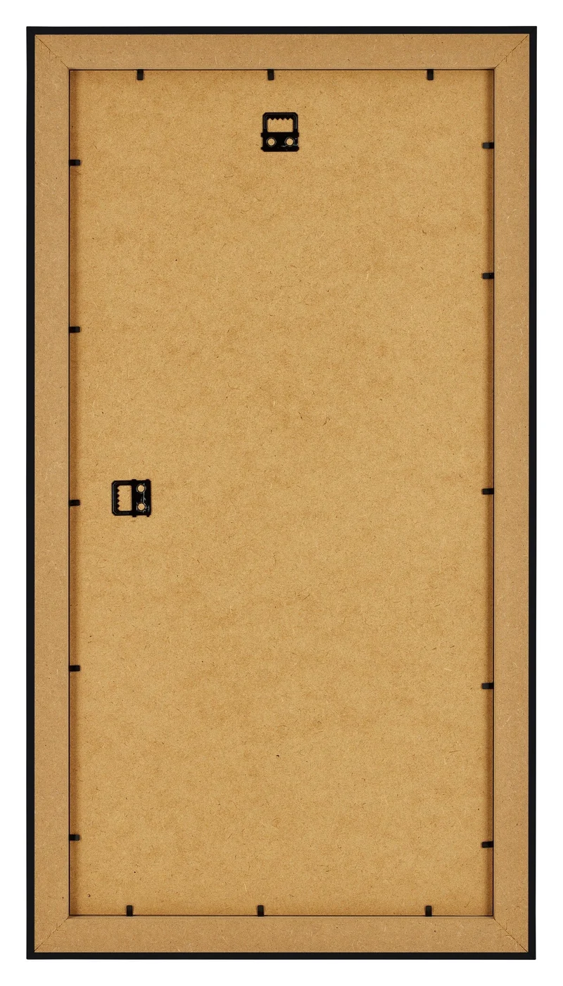 Bilderrahmen 30x60 cm - Schwarz Hochglanz - MDF - Como