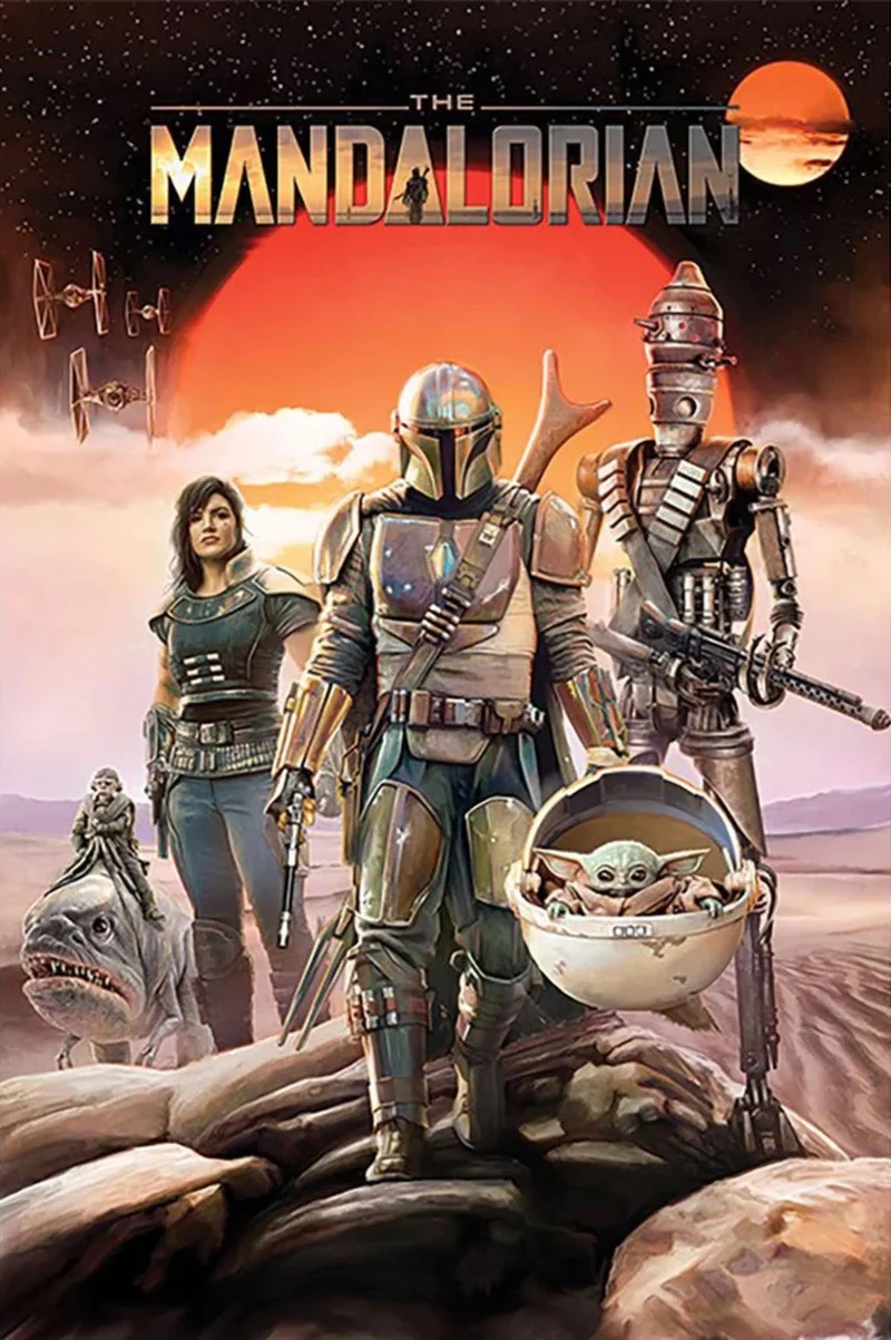 Poster Star Wars - the Mandalorian - Group 61x91,5cm